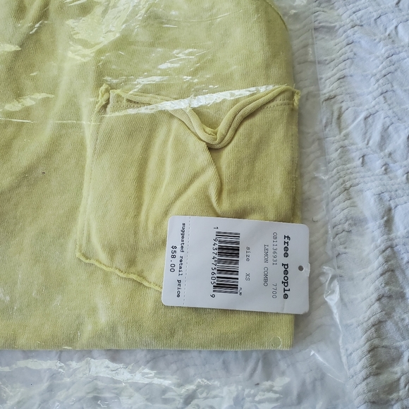 Free People Lemon Combo Kyoto T-Shirt - Picture 5 of 5